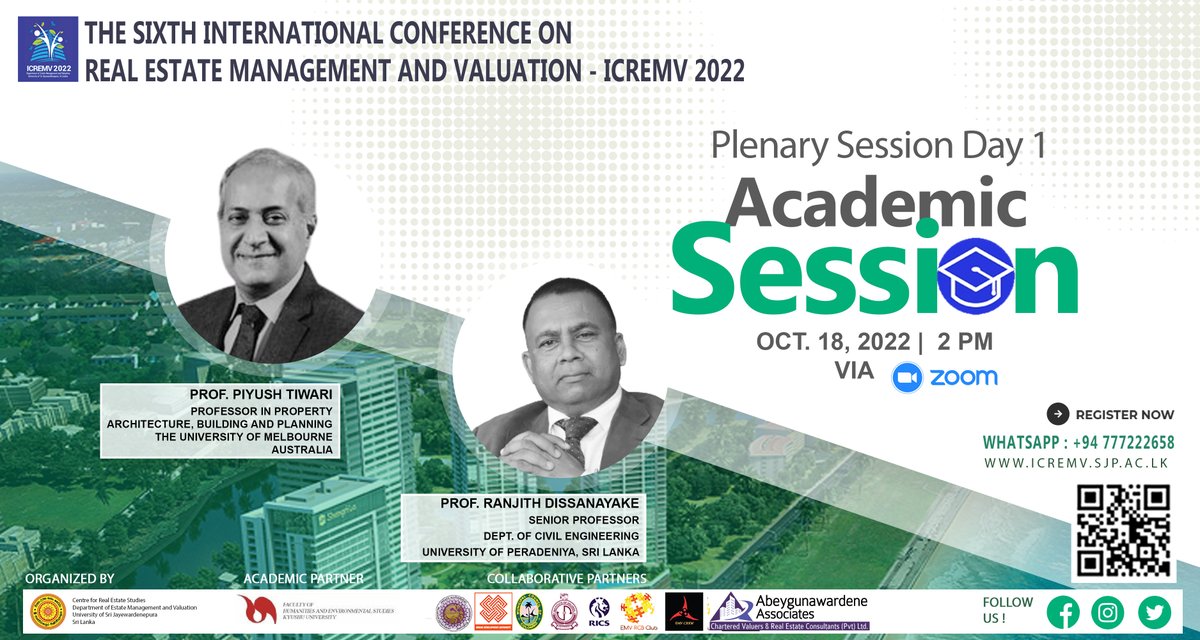 MediateamSlays's tweet photo. You are all welcome to the International Conference on Real Estate Management and Valuation, Please register yourself https://t.co/wViyy5y6yb
By filling out this form 
https://t.co/abmnRK64Cd https://t.co/5QWAwXX5Lt