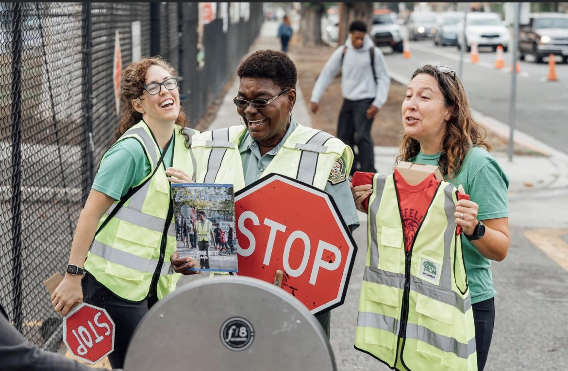 ASRayburn's tweet photo. International Walk and Roll to School Day was a success! Our students, families, Ms. Winnie, Green Team, the PTA, staff, and Longfellow sponsor F/8 Studios had fun! Thank you #F8Studios and #LongfellowPTA GreenTeam pics courtesy of F/8 Studios #proudtobeLBUSD @LBUSDLongfellow https://t.co/hBz7xUC2Vp