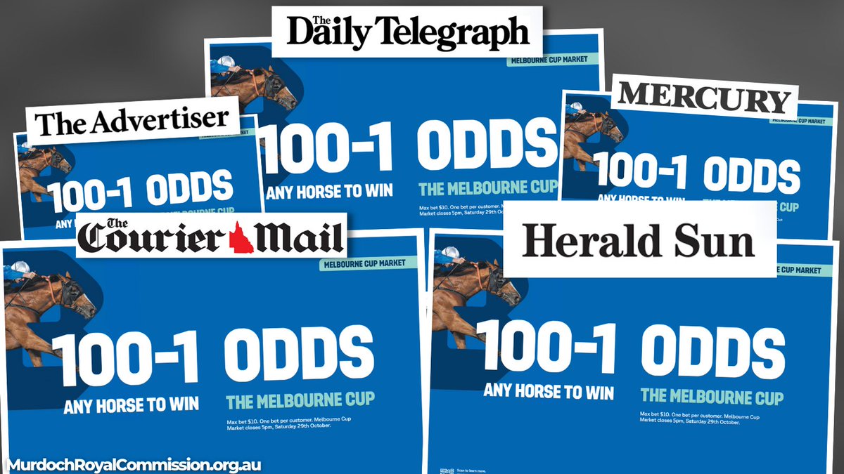 MrKRudd's tweet photo. The Murdoch monopoly is launching a gambling business in Australia. Using its market power in news &amp; sports broadcasting, NewsCorp now wants audiences hooked on gambling. Deeply concerning. 

Will we hear from the competition watchdog @ACCCgovau on this? 

@Murdoch_RC https://t.co/gaH8XwdkDn