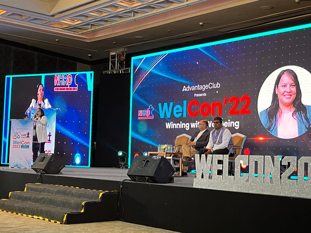 Mohan932001's tweet photo. Ms.Smiti Bhatt Deorah shared her knowledge about Social, Physical, Financial &amp; Emotional wellbeing of employees in an organization.
#Welcon22
#NHRD @NhrdChennai https://t.co/sAz2i2vtAs