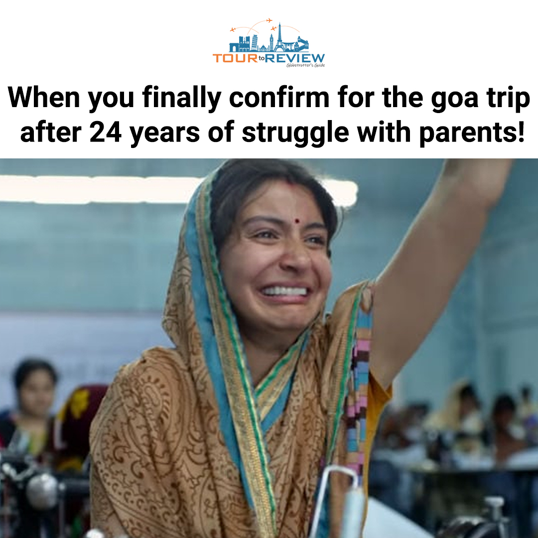 tour_to_review's tweet photo. Its GOA Baby!!! - Did your parents agree to your Goa trip or are you still struggling? Comment down below !!!
#tourtoreview #memes๐ #memes #meme #goa #travelmemes #goatrip #goadiaries #goatravel #travelmemes #travel #travelcomedy #tripfun #travelfun #travelfunny #funnymemes https://t.co/BJNXGJfpsK