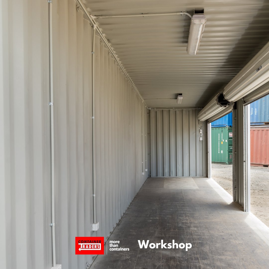 For a workshop facility with easy access, look no further. This product has been fitted out with two roller doors, power and lighting. Shipping Containers provide a turn-key solution that is transportable, secure and robust. 

#drystorage #ruralsolutions #businesssolution