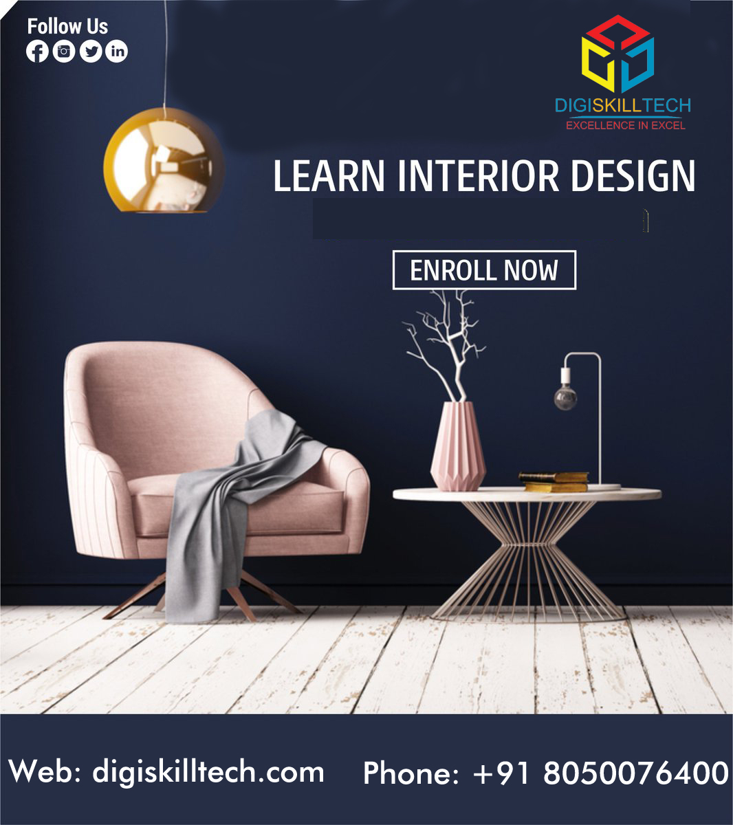 DigiskillT's tweet photo. Bring the Life Out in Every Design That you Can dream of Interior Designing Course.
Contact us - +91 8050076400

#interiordesign #iad #design #digiskilltech #modernworld #designer #homestyling #interiorstyling #residencedesign #reelsinstagram #homestyling #interiorstyling https://t.co/EfX0G1gX4l