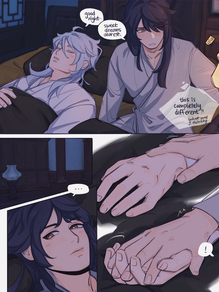 "unrequited" xingyun extras - gasp there was one bed (⚠️rated M?) 