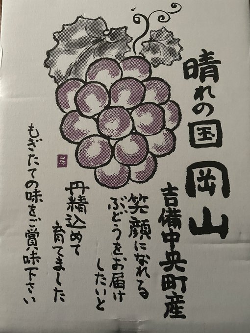 彼女さんと別れた不動心があまりに不憫だということで岡山県の立派なブドウをたくさん頂きました😭ありがとうございます🍇ひとりじゃ、食べきれないね…😢 