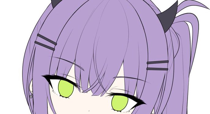 常闇トワ 「ずっと描きたかった子を初描き中wip 」|かめ💫絵を描く人のイラスト