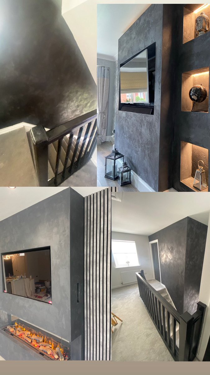 PlasteringPerf2's tweet photo. ��️Few of our black texture jobs ♠️

Such a modern finish ✔️ https://t.co/AkvpkqodZL