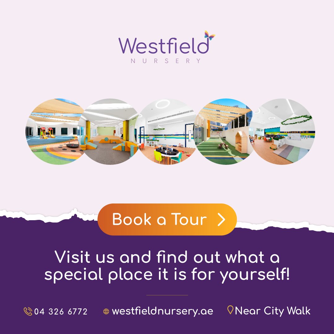 westfielddxb's tweet photo. Looking for a #nursery near the #CityWalk? Join us for a happy &amp; holistic way of #learning at #WestfieldNursery. https://t.co/ZO4iUh8PsS https://t.co/J8rnD0Ibhp