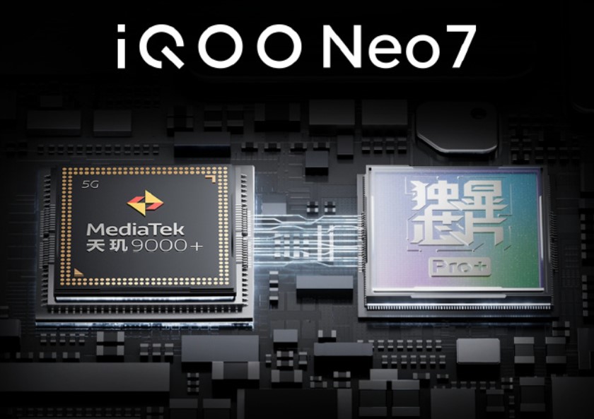 gizmochina's tweet photo. iQOO Neo 7 has Dimensity 9000 Plus, dedicated display chip, confirms iQOO
#iQOO #iQOONeo7 #Dimensity9000Plus
https://t.co/R9SlAOsXF9 https://t.co/wpUJq5XIyI