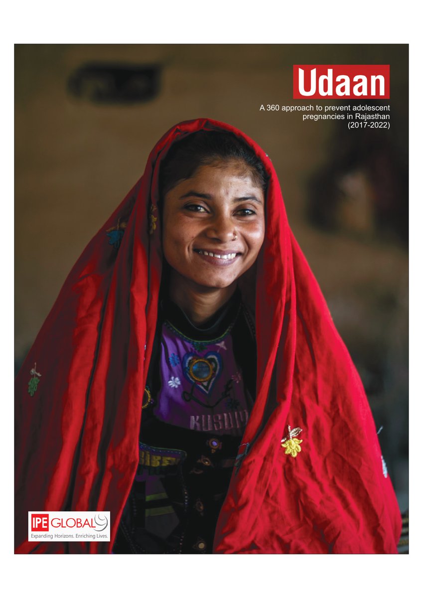 Stay tuned to learn more about Project Udaan, where IPE Global ltd. provisioned technical support for a period of 5 years (2017-2022) to the Government of Rajasthan, which fortified and now is ready to bequeath a revived lens to adolescent sexual health programming.