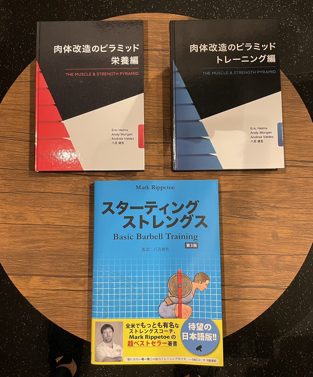 日本公式 肉体改造のピラミッド トレーニング編・栄養編 ２冊組 | www