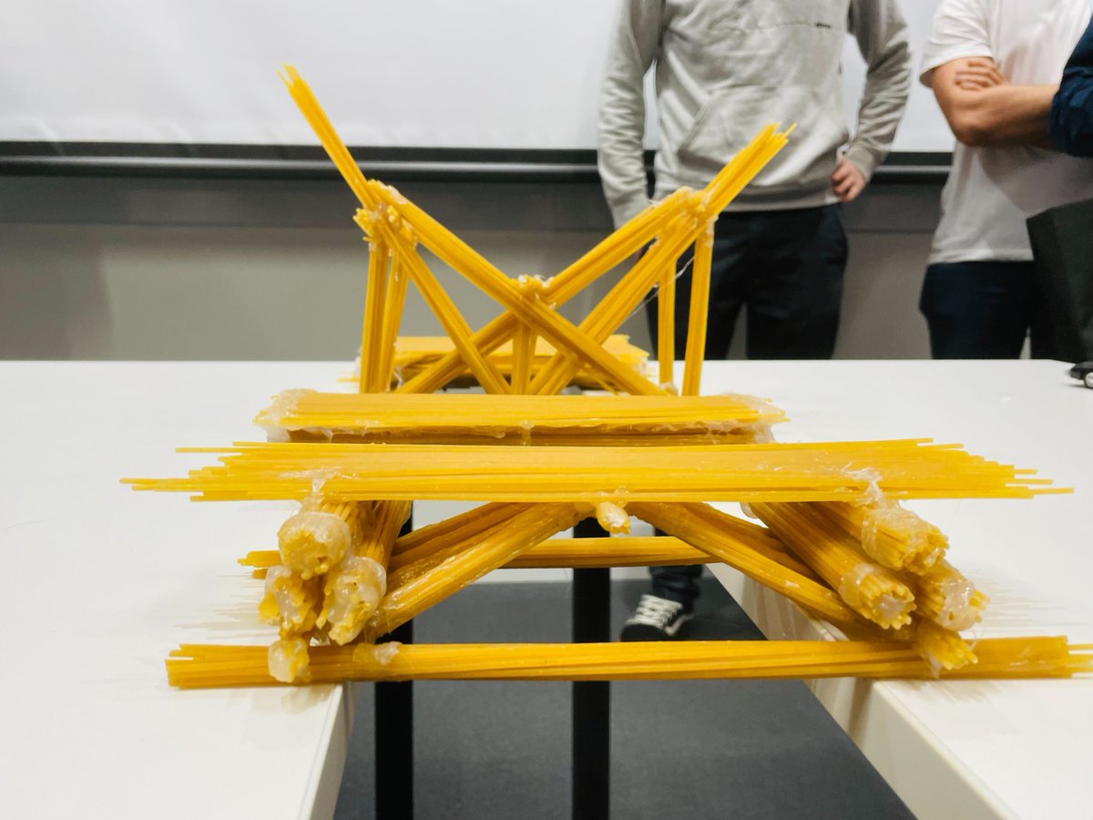 igordownunder's tweet photo. These are fantastic bridges!!! winner had over 15 kg! @TMOS_ARC #teambuilding @UTS_Science https://t.co/hZLcQDVFQW