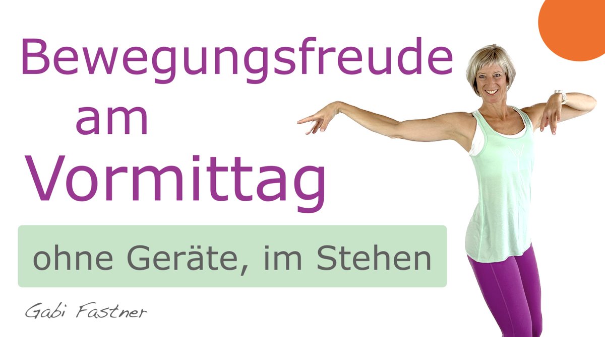 Hier mein neues Mitmachvideo "🐹17 min. tänzerische Bewegungsfreude am Vormittag | ohne Geräte, im Stehen"
youtube.com/watch?v=h7MsEu…
Viel Spass und Erfolg 
#Bewegung #Fitness #dance #Tanz #Figur #Morgengymnastik #Frühsport #Zuhause #Indoor #Workout #abnehmen #straffen