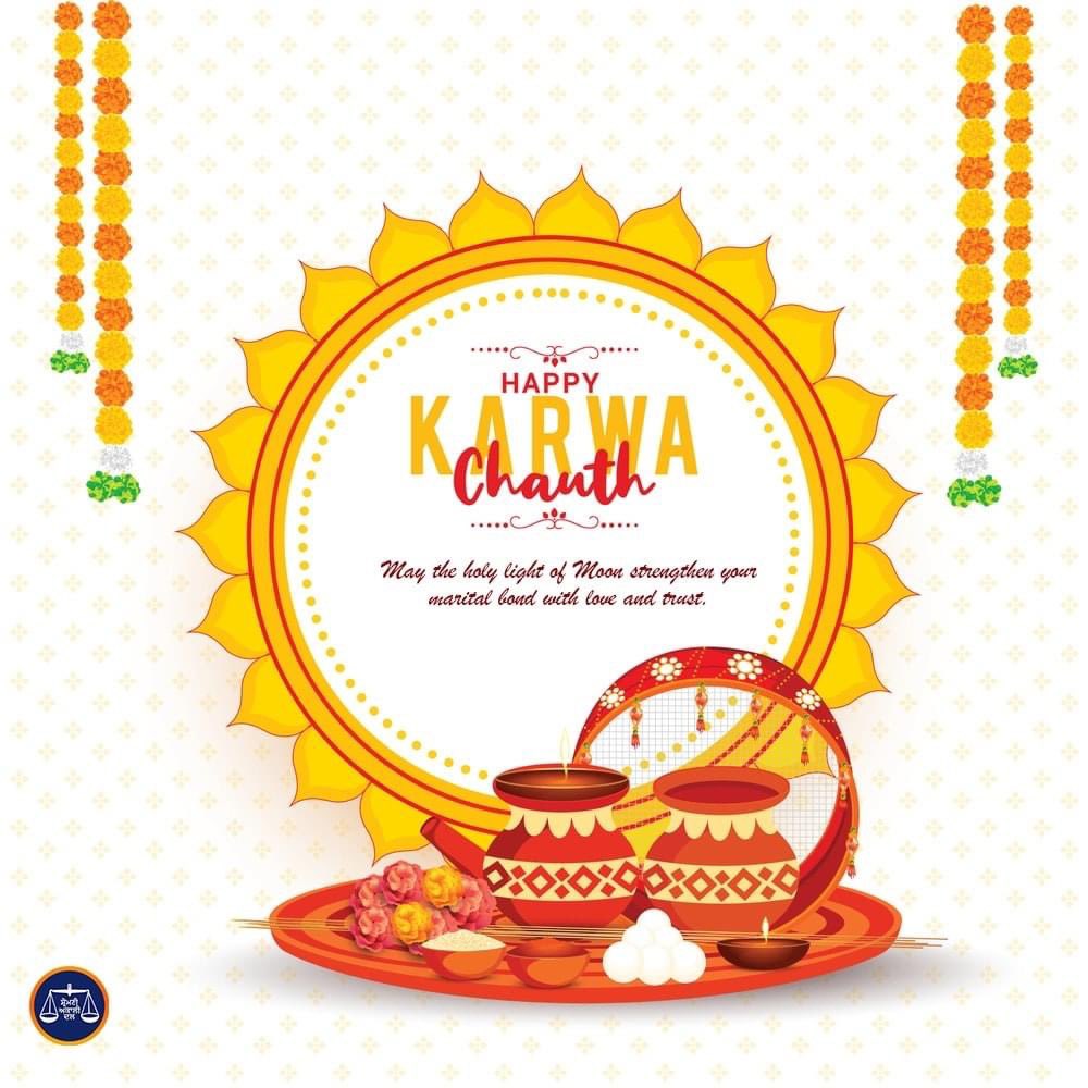 Warm wishes to all the women fasting on this auspicious day of Karwa Chauth! May all our homes be blessed with joyous loving relationships & healthy long lives. #KarvaChauth2022