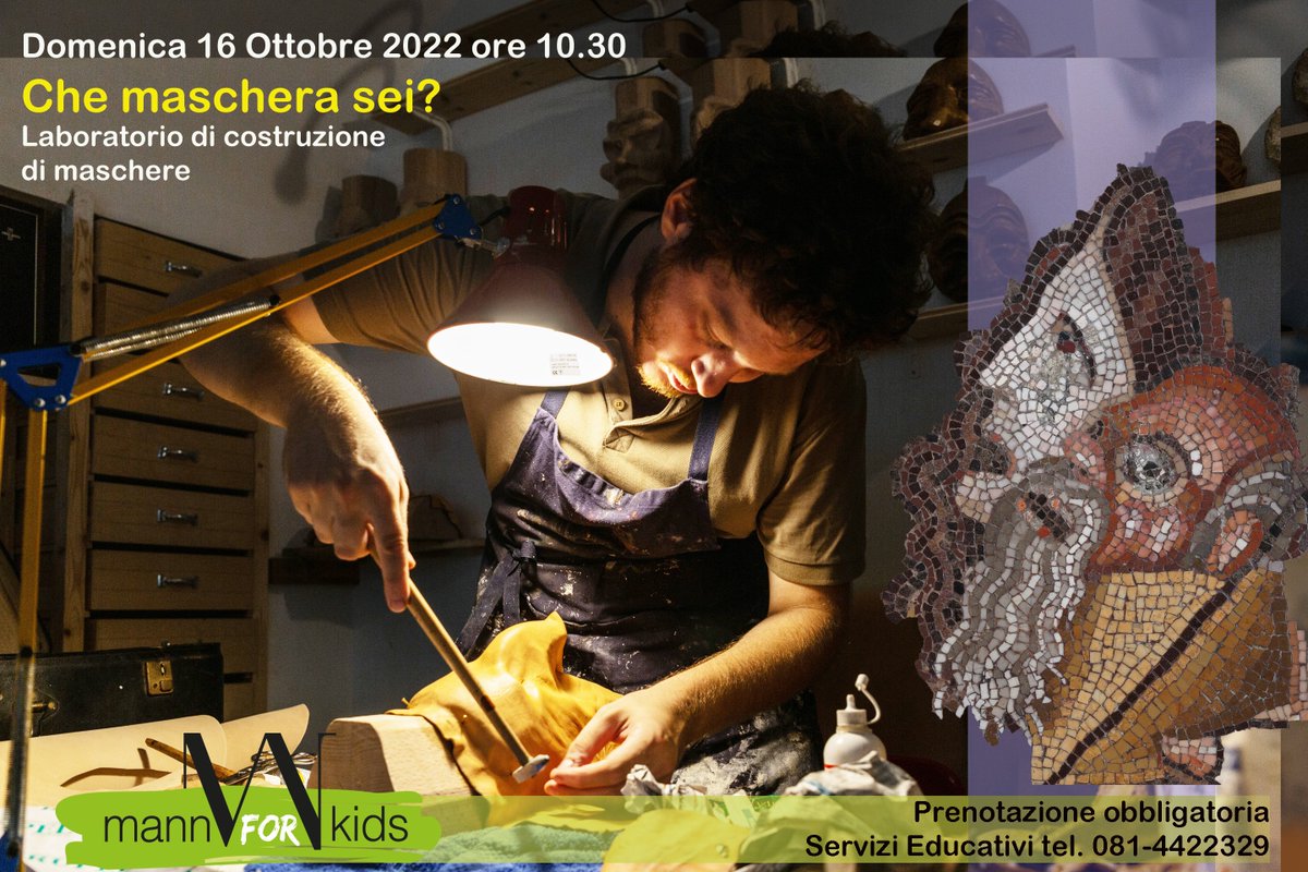 MANNapoli's tweet photo. Ripartono i laboratori #MANNforkids: domenica prossima vi aspettiamo al Museo! https://t.co/buFtdZJPko
