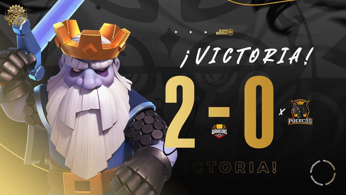 #CR | ¡Resultado! 🔥

🔸Avanzamos en los clasificatorios de esta gran liga 🔝🔥

🏆 <a href="/WarriorsCupGG/">Warriors Cup</a>
🆚 @puercosRealesS
📈 5⃣-4⃣ 
🫂 @Carlos_CR_1620, <a href="/DiegowoCr/">Diego</a>, @Alessio28286784 &amp; <a href="/LMisilera/">MisileraB</a> [Debut y despedida] 🔥
🧑‍🏫 <a href="/franconahuelg14/">franco nahuel gonzalez</a> [Deckpicker] 🔝

#GoInkarri #Forthevictory