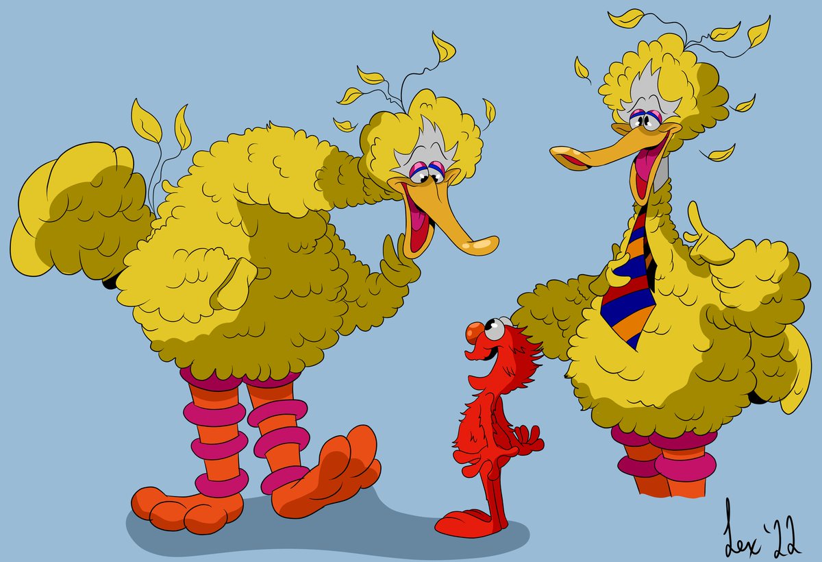🎶"ABCDEFGHIJKLMNOPQRSTUVWXYZ is the remarkable word I ever heard!"🎶 #bigbird #sesamestreet