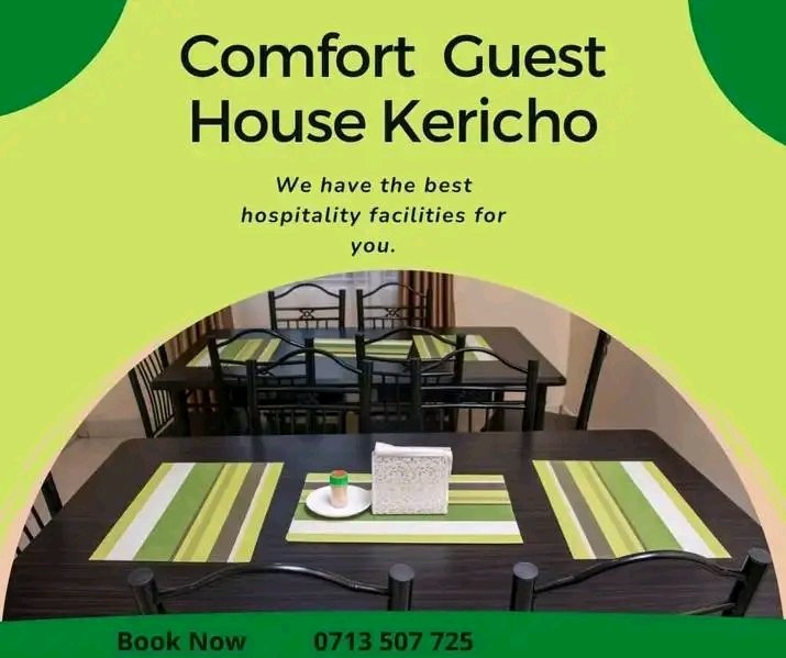 ComfortGuest's tweet photo. Do not be stranded looking for accommodations. Comfort Guest House offers the best hospitality services in Kericho. Book with us, 0713507725.
#Comfortguesthouse https://t.co/OAfKm7vxTf