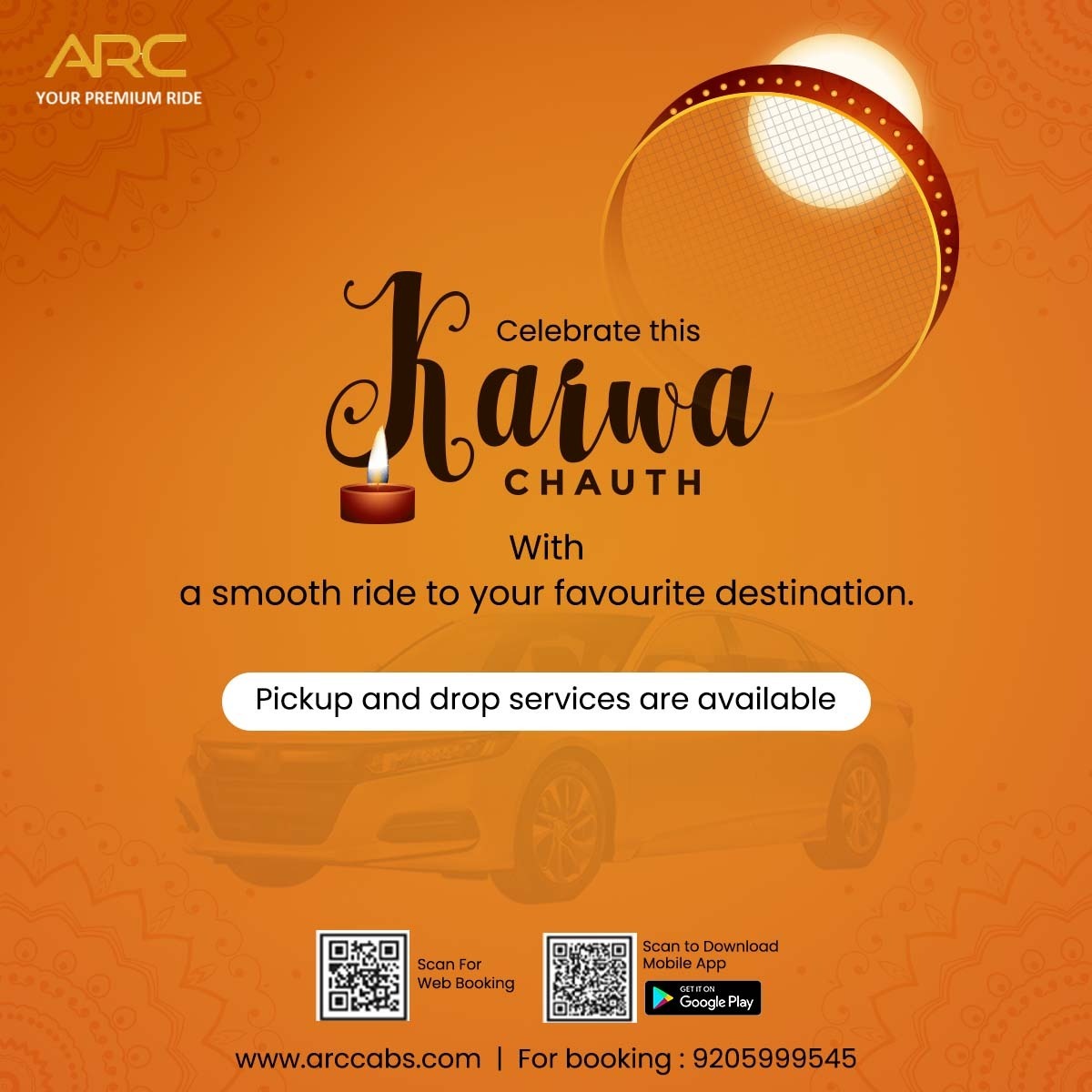 arc_cabs's tweet photo. #ARCCabs wishes happy Karwa Chauth to everyone. We offer assured and hassle-free services to make the perfect evening for you and your partner.
#karwachauth #karwachauthspecial #karwachauth2022 #happykarwachauth #firstkarwachauth #karwachauthfeels #karwachauthqueen #happykarwac https://t.co/fIObckNXjU