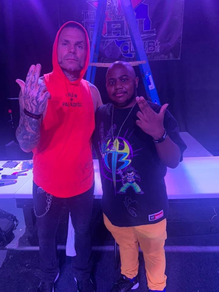 Last Years 2021 Me and My Favorite Wrestler From Childhood Jeff Hardy it was Dream Come True I finally I met Wrestler in person im been watch Wrestling 21 years since 2001 I was Kids and I went my first wrestling event WWE Raw September 30 2002 (20 Years Ago and best time myLife https://t.co/pMaXoGSpkf