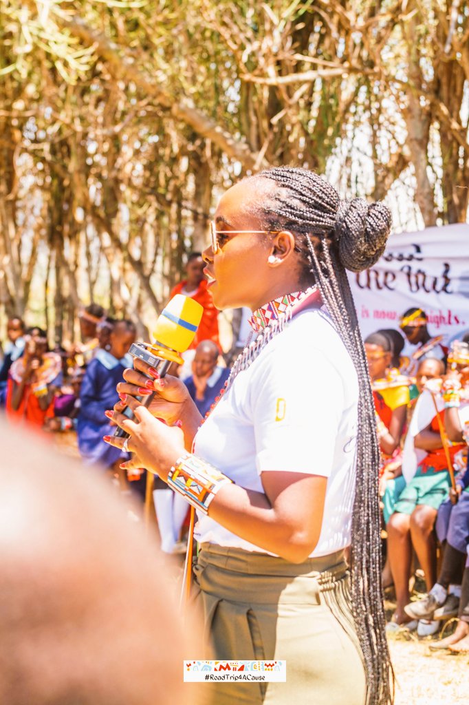 'I raise up my voice-not so I can shout but so that those w.out a voice can be heard.We cannot succeed when half of us are held back!' #Endperiodpoverty #endteenagepregnacies #endchildmarriage #genderequity #sdg3 #qualityeducation #Roadtrip4aCause @OfficialJMbugua @DDINITIATIVE