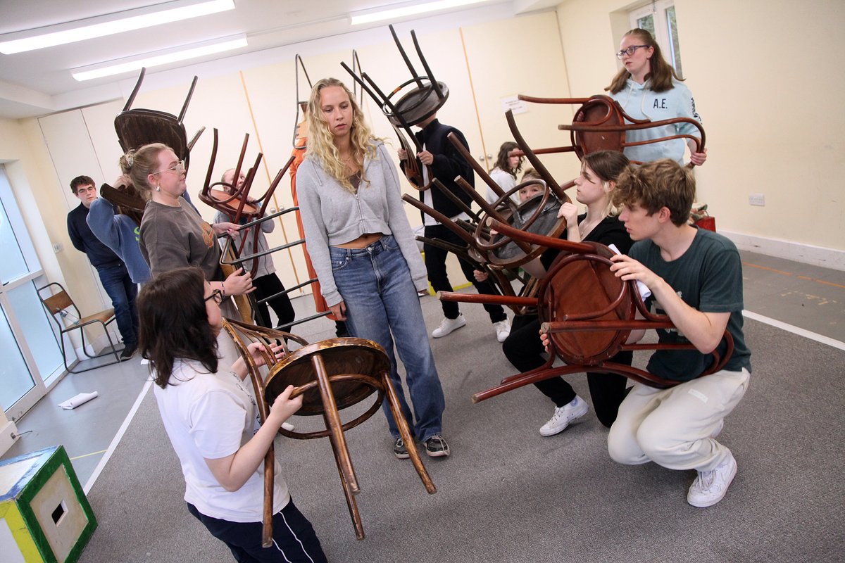 Inside the Watermill Ensemble Rehearsal Room! The Watermill Ensemble prepare to bring this thrilling and moving adaption to of A Monster Calls to The Watermill Stage! Thursday 10 to Saturday 12 November. Find out more here: watermill.org.uk/a_monster_calls Photo Credit Philip Tull