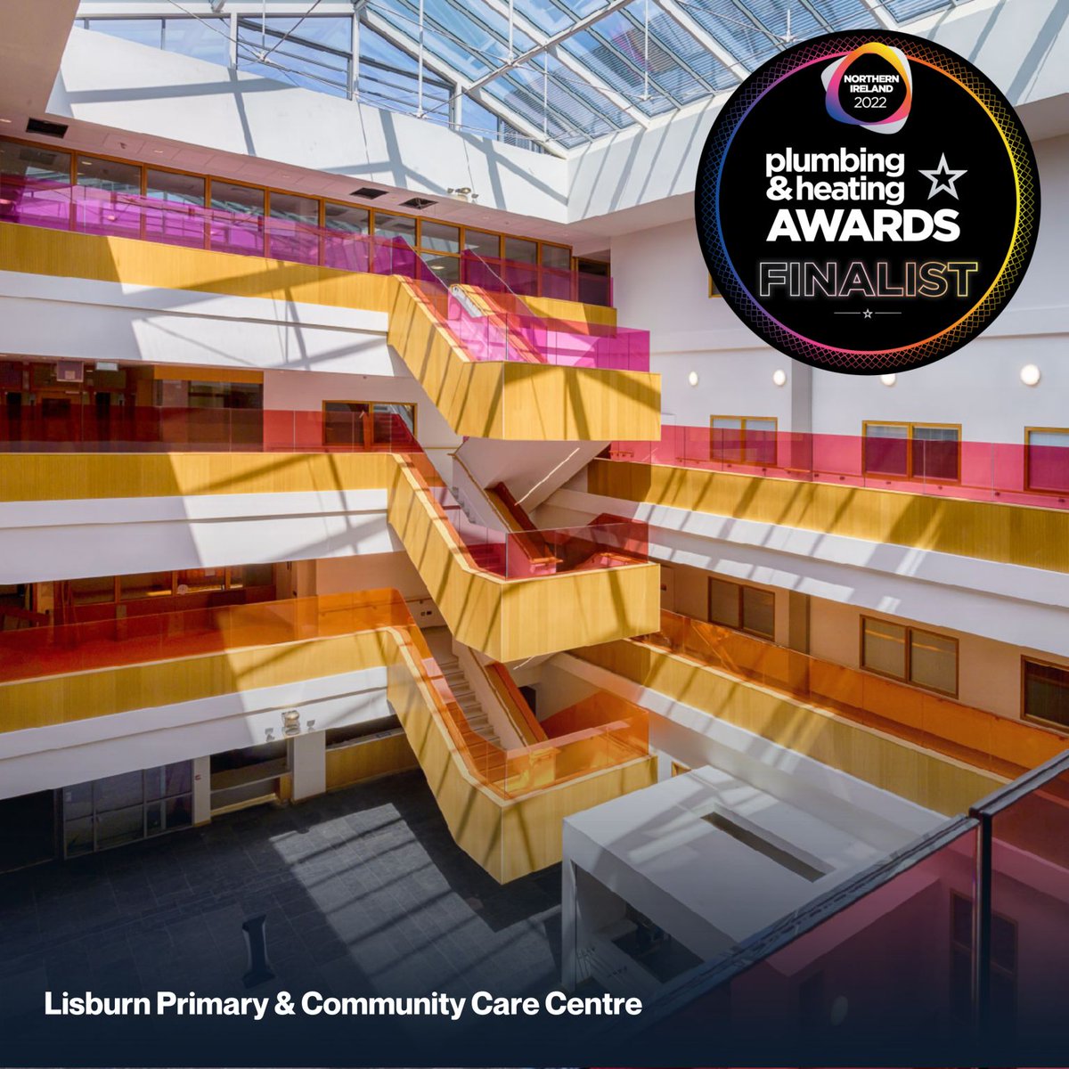 We’re delighted to be announced as a finalist in 2 categories at this year’s Plumbing &amp; Heating Awards! 

🏥 𝗟𝗮𝗿𝗴𝗲 𝗖𝗼𝗺𝗺𝗲𝗿𝗰𝗶𝗮𝗹 𝗣𝗿𝗼𝗷𝗲𝗰𝘁 𝗼𝗳 𝘁𝗵𝗲 𝗬𝗲𝗮𝗿: Lisburn Primary &amp; Community Care Centre

👷🏼‍♂️𝗔𝗽𝗽𝗿𝗲𝗻𝘁𝗶𝗰𝗲 𝗼𝗳 𝘁𝗵𝗲 𝗬𝗲𝗮𝗿: Cathaoir Heaney