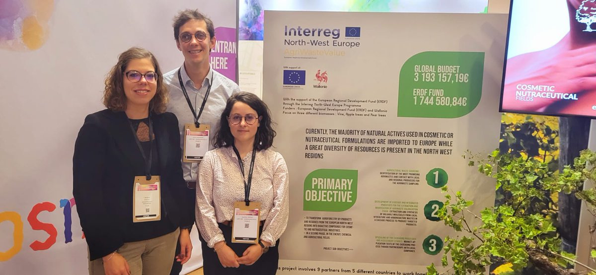 URD ABI (@urd_abi) on Twitter photo Today, the URD ABI team is representing the AgriWasteValue project at #cosmetic360. Please come and visit us !
<a href="/AgriWasteValue/">AgriWasteValue</a> <a href="/AgroParisTech/">AgroParisTech</a> <a href="/AgroParisTechRI/">AgroParisTech International</a> <a href="/CEBB_innovation/">European Center for Biotechnology and Bioeconomy</a> <a href="/CosmeticValley/">Cosmetic Valley</a> Today, the URD ABI team is representing the AgriWasteValue project at #cosmetic360. Please come and visit us !
<a href="/AgriWasteValue/">AgriWasteValue</a> <a href="/AgroParisTech/">AgroParisTech</a> <a href="/AgroParisTechRI/">AgroParisTech International</a> <a href="/CEBB_innovation/">European Center for Biotechnology and Bioeconomy</a> <a href="/CosmeticValley/">Cosmetic Valley</a>