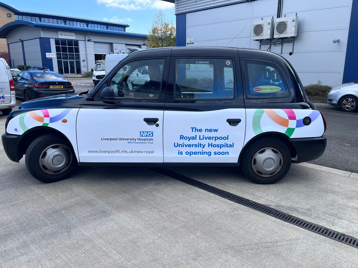 TeamHugeMedia's tweet photo. Another Superside campaign delivered for @LivHospitals good luck with the opening of the new #RLUH #NHS #NHScomms #taxiadvertisingworks https://t.co/YUOwyvRg3k