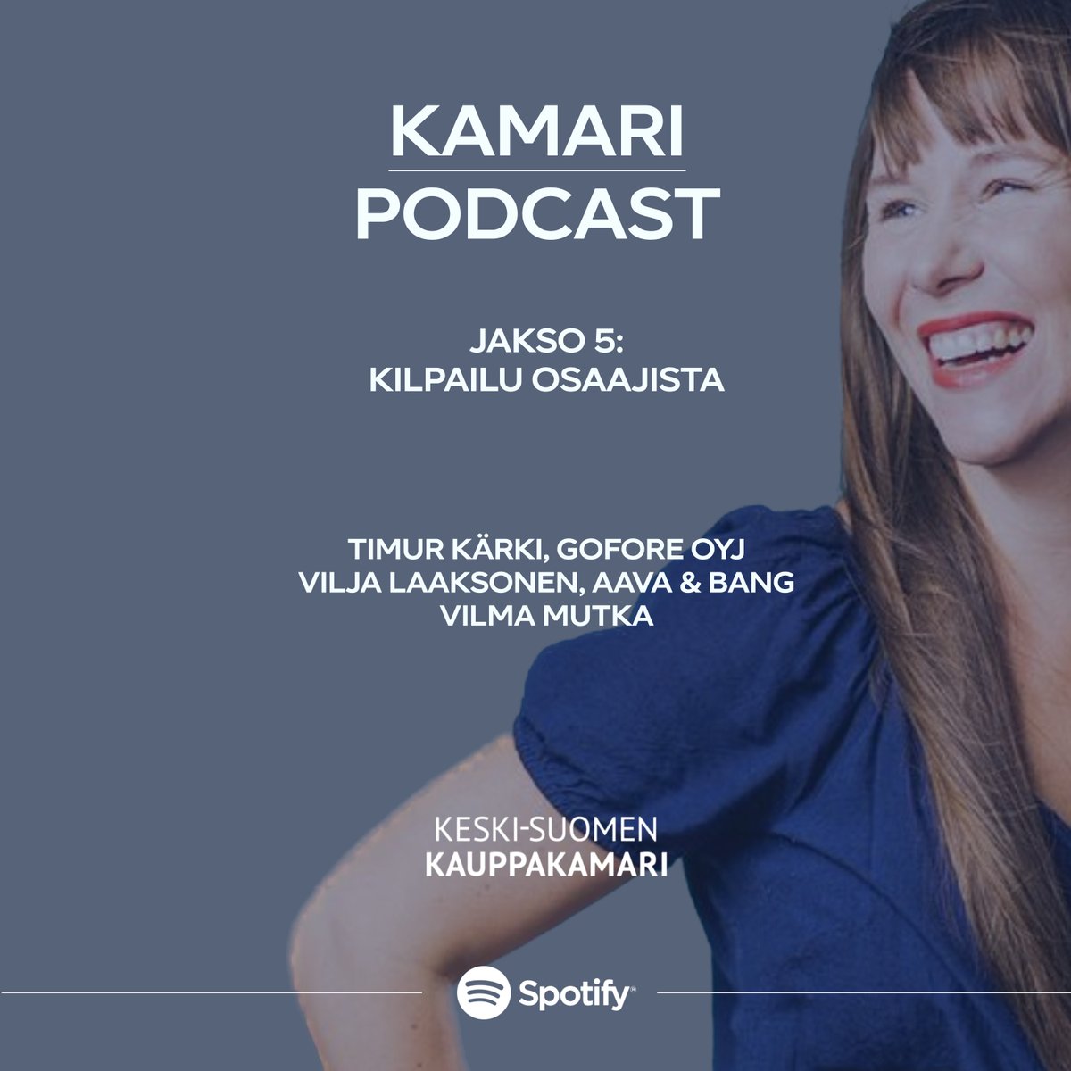 Kamari-podcastin uusi jakso ulkona! Kuuntele Great Place to Work -menestyjien <a href="/GoforeGroup/">Gofore</a> <a href="/tjkarki/">Timur Kärki</a> ja <a href="/aavabang/">Aava & Bang</a> <a href="/ViljaLaaksonen/">Vilja Laaksonen</a> keskustelu <a href="/VilmaMutka/">Vilma Mutka</a> johdolla miten erottaudutaan, kun kilpailu osaajista on kovaa. Kuuntele podcast! 
open.spotify.com/episode/2pmEIR… #osaaminen