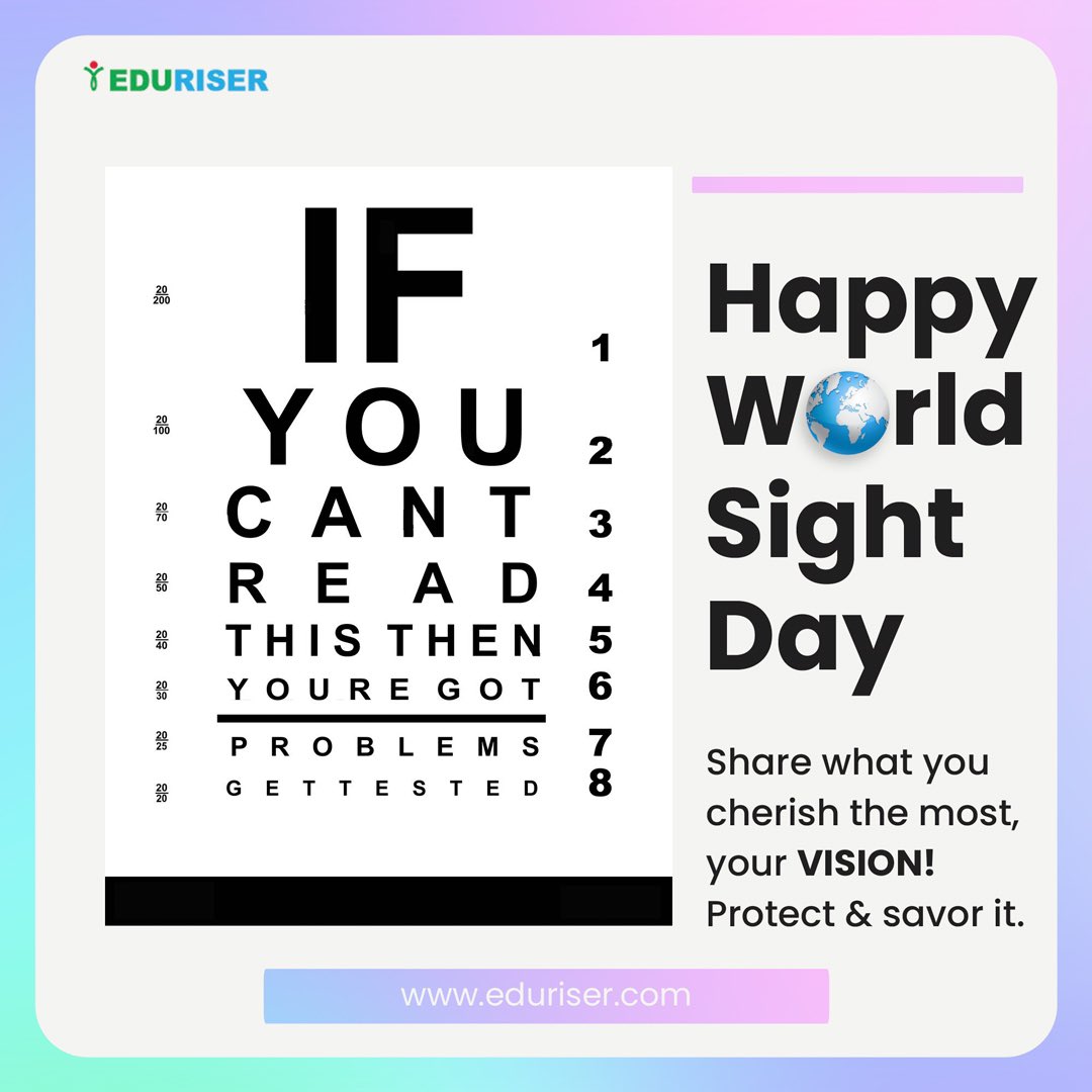 EduRiser's tweet photo. “The only thing worse than being blind is having sight but no vision.” 
- Helen Keller
#learninganddevelopment #learning #elearning #corporatetraining #leadership #traininganddevelopment #training #education #elearningtraining #employeeexperience #wsd #worldsightday https://t.co/87IYgbAQSv
