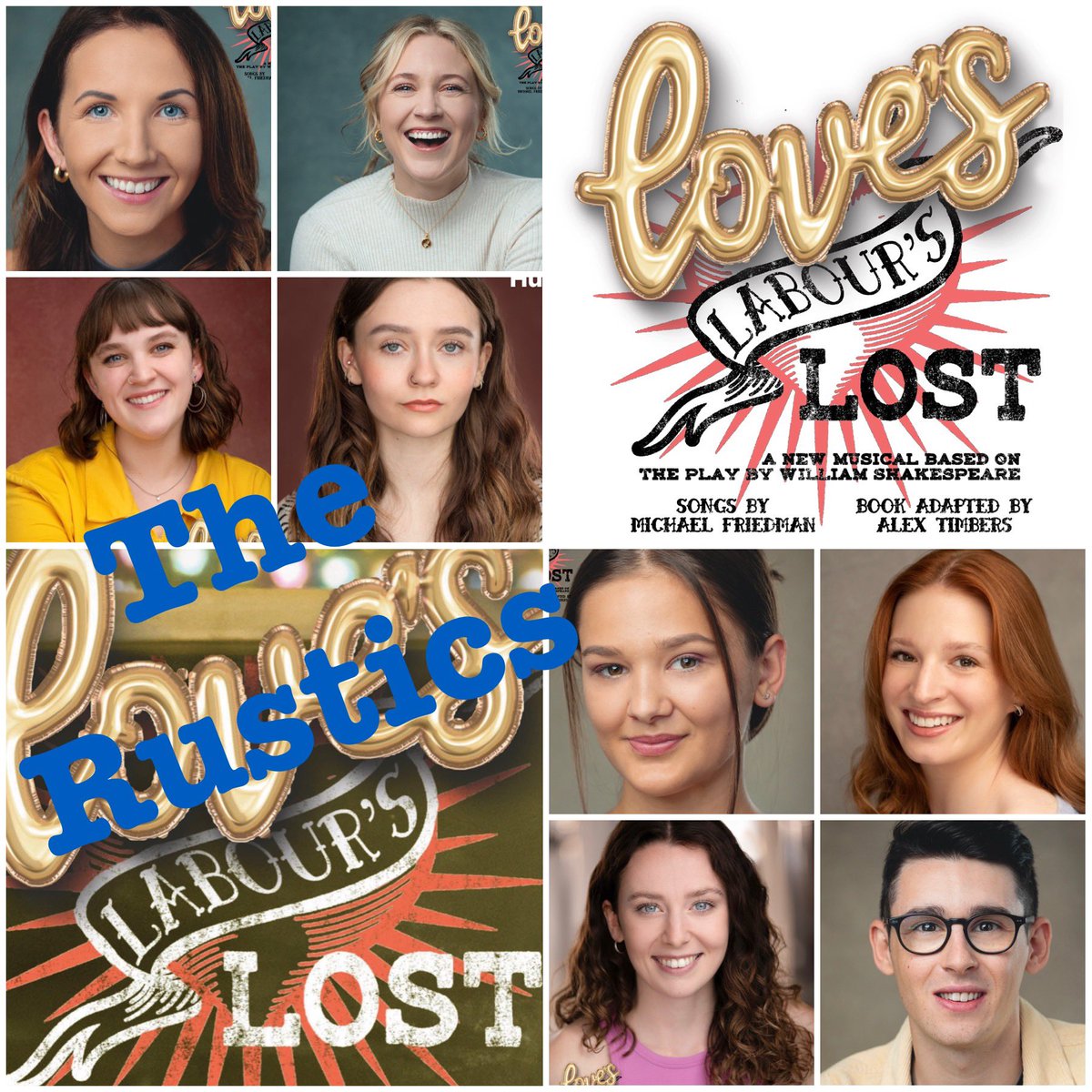 The Rustics - come and see this crazy crew in the Shakespeare romp as you’ve never seen it before <a href="/TheUnionTheatre/">The Union Theatre</a> . #loveslabourslostthemusical #dramascool #lsmtlove <a href="/lewistulloch31/">Lewis Tulloch</a> <a href="/CharlotteElise1/">Charlotte Elise Gardner</a> <a href="/clojade_/">Chloe King</a> x