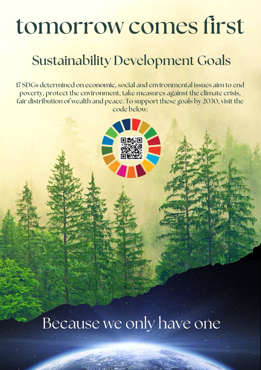 Sürdürülebilir Kalkınma Amaçlarının Yaygınlaştırılmasına Yönelik Bilinçlendirme ve Dijital İçerik Geliştirme Eğitiminin "Öğrendiklerimi Uyguluyorum" oturumunda katılımcılarımız Naciye ve Şadiye tarafından hazırlanan görsel..