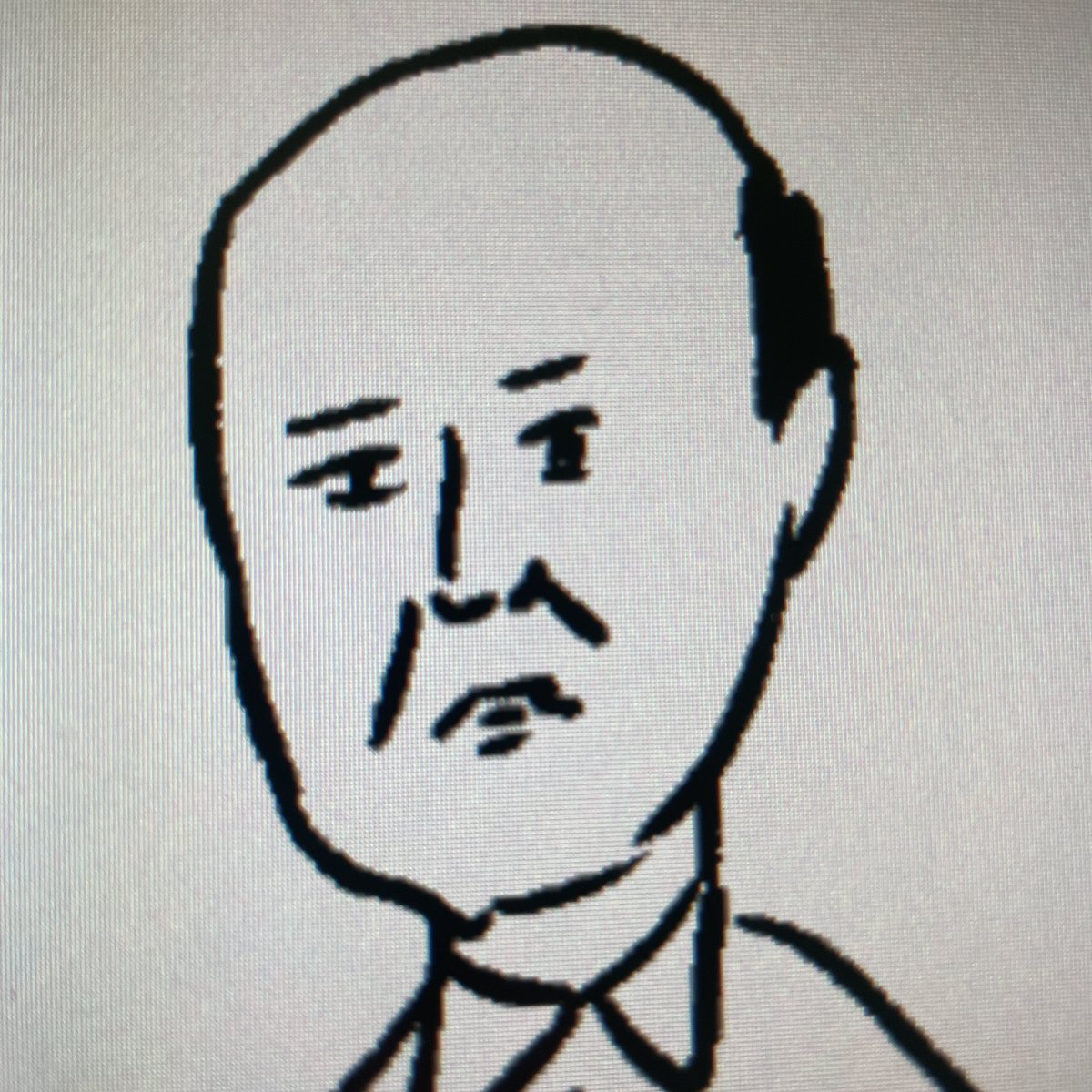 またオヤジを描いている。 