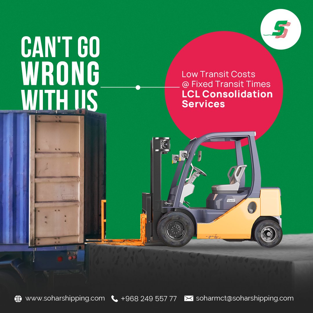 ShippingSohar's tweet photo. No more worries of delay &amp; costs. Choose the best LCL Consolidation Service providers, choose #SoharShipping!

https://t.co/5KWUdpU65O

#LCLConsolidationService #ContainerLoad #Logistics #Delivery #Shipping #Transportation #FreightService #Cargo #Oman https://t.co/vHSgy35EsY