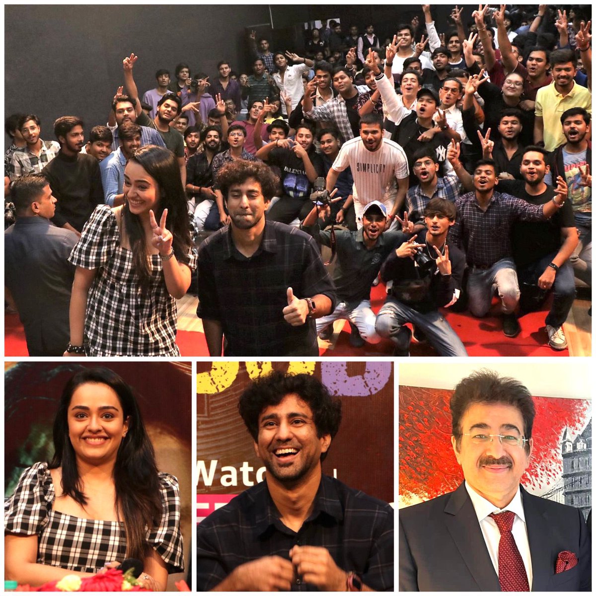 Interaction with the stars of DUDE 2 Ambrish Verma & Apoorva Arora with students of AAFT at Marwah Studios #interaction #stars #ambrishverma #apoorvaarora #aaft #marwahstudios #ICMEI