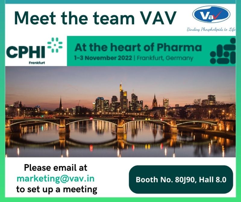 Excited to be part of global event for pharmaceutical industry!
Please join us in #cphifrankfurt on booth 80J90 to discuss the innovative solutions for Drug Delivery based on cGMP grade #Lecithin &amp; #phospholipids #pharmaceuticalindustry #event