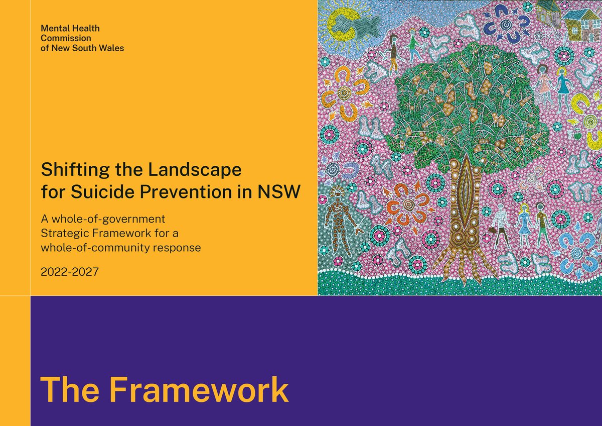 NSWMHC's tweet photo. NSW Government has further increased its commitment to suicide prevention through a new five-year plan developed in consultation with #NSW #communities.
Shifting the Landscape for #SuicidePrevention in NSW prepared by @NSWMHC can be viewed on our website: https://t.co/a9KEqFi6Ce https://t.co/sABTtmsrqE