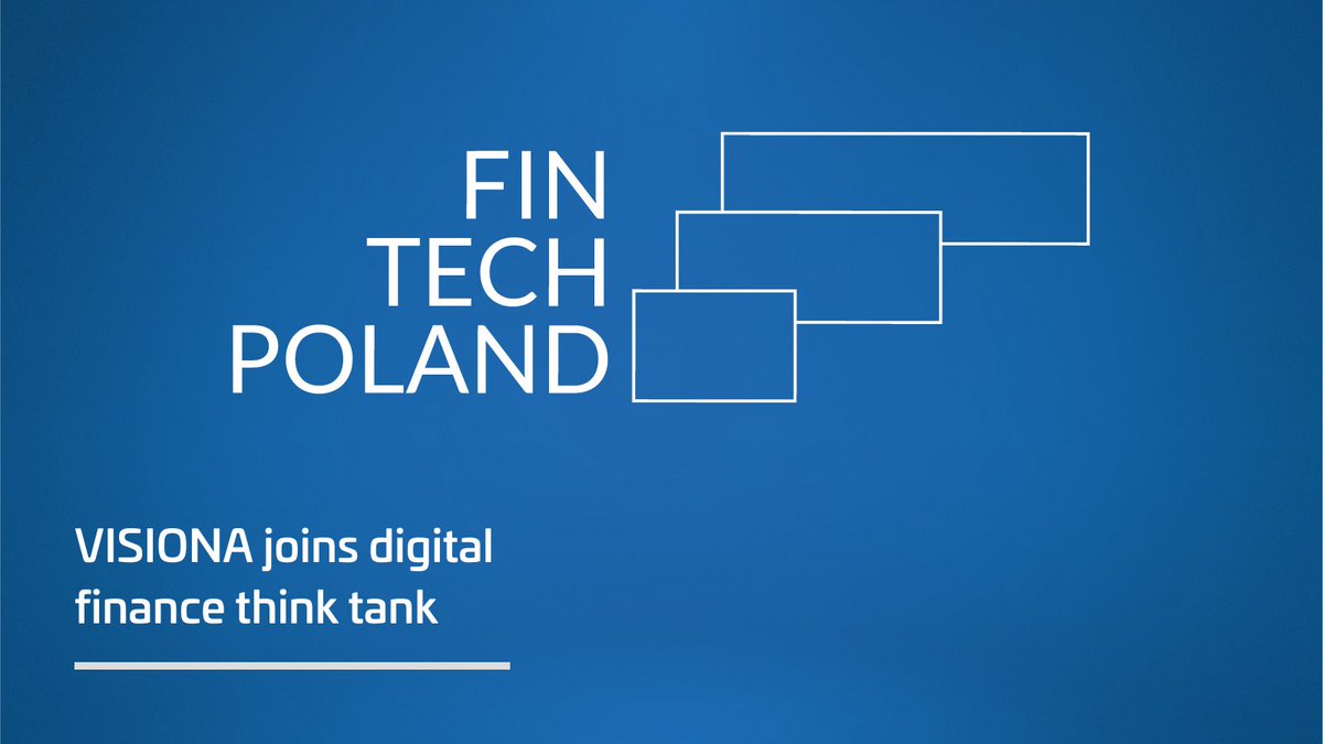 visiona_com's tweet photo. @visiona_com joins @FinTechPoland, which is an independent @thinktank specializing in digital finance.

The FinTech Poland's ecosystem connects business, regulatory, academic environments and expert communities.

#paymentsolutions #payments https://t.co/UZgHdz2Nwo