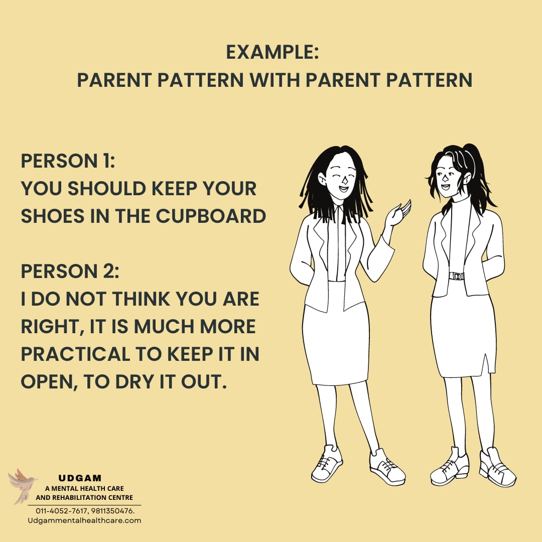 Udgam_clinic's tweet photo. Examples of speech patterns under the concept of transaction analysis.
Remember, no pattern is better than the other. Contact us at 011-4052-7617, 9811350476 to learn more about your speech pattern.
website: website: https://t.co/11Iltt1XHX
#speechpattern #speechtherapy https://t.co/LE8wQ57C93
