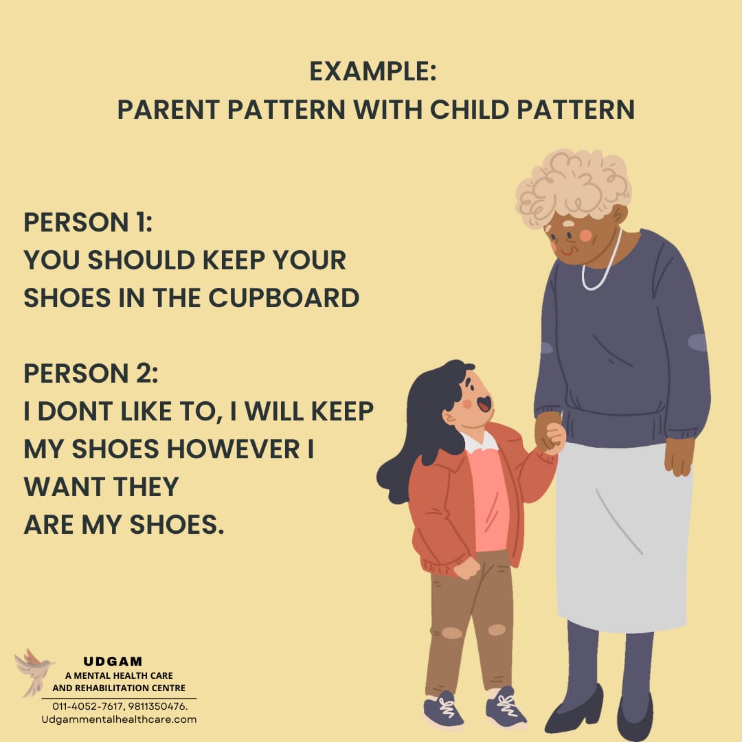 Udgam_clinic's tweet photo. Examples of speech patterns under the concept of transaction analysis.
Remember, no pattern is better than the other. Contact us at 011-4052-7617, 9811350476 to learn more about your speech pattern.
website: website: https://t.co/11Iltt1XHX
#speechpattern #speechtherapy https://t.co/LE8wQ57C93