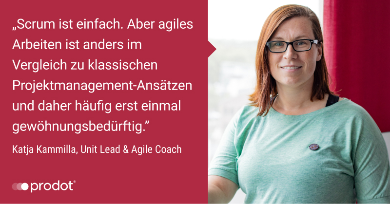 prodot's tweet photo. Einen externen Dienstleister mit der Umsetzung eines Softwareprojekts nach Scrum beauftragen – ist das eigentlich eine gute Idee?
Unser Unit Lead und Agile Coach Katja ist sich sicher: Ja.
Aber warum?🤔👇 https://t.co/iFDznkOZLx