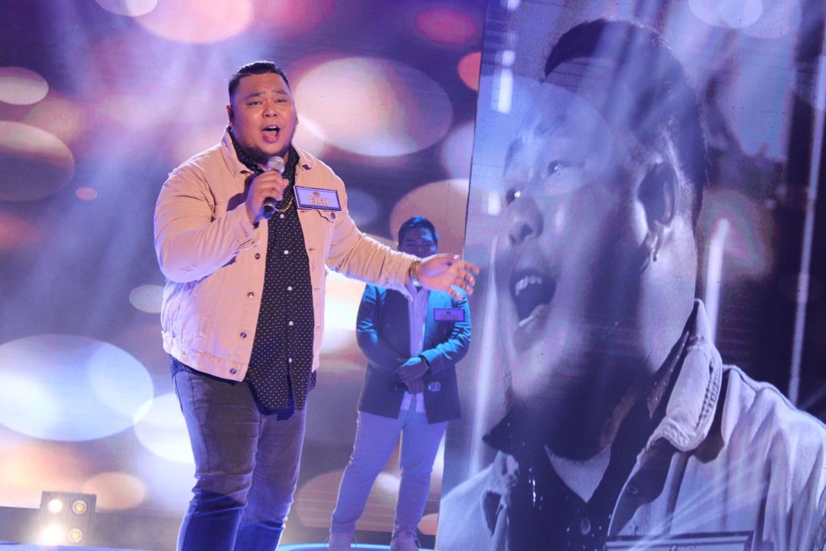 TNTABSCBN's tweet photo. 🎙️ Head to Head Battle na! Ang Quarterfinalist mula sa Meycauayan, Bulacan, EICH ABANDO, sa awiting “A THOUSAND YEARS!” #ShowtimeAwitAtAwrahan 💙💛

WATCH &amp; SUBSCRIBE NA DITO: 
https://t.co/BnUGgLfXd0 https://t.co/bHGCPg2YSq