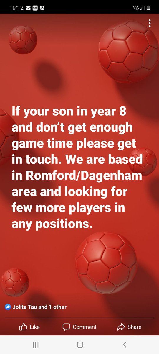and_u14's tweet photo. We play in Brentwood league.
Please get in touch on 07748228131.
#grassrootsfootball #squadboost #Romford #findaplayer #bcfa https://t.co/8x5QohtRlA