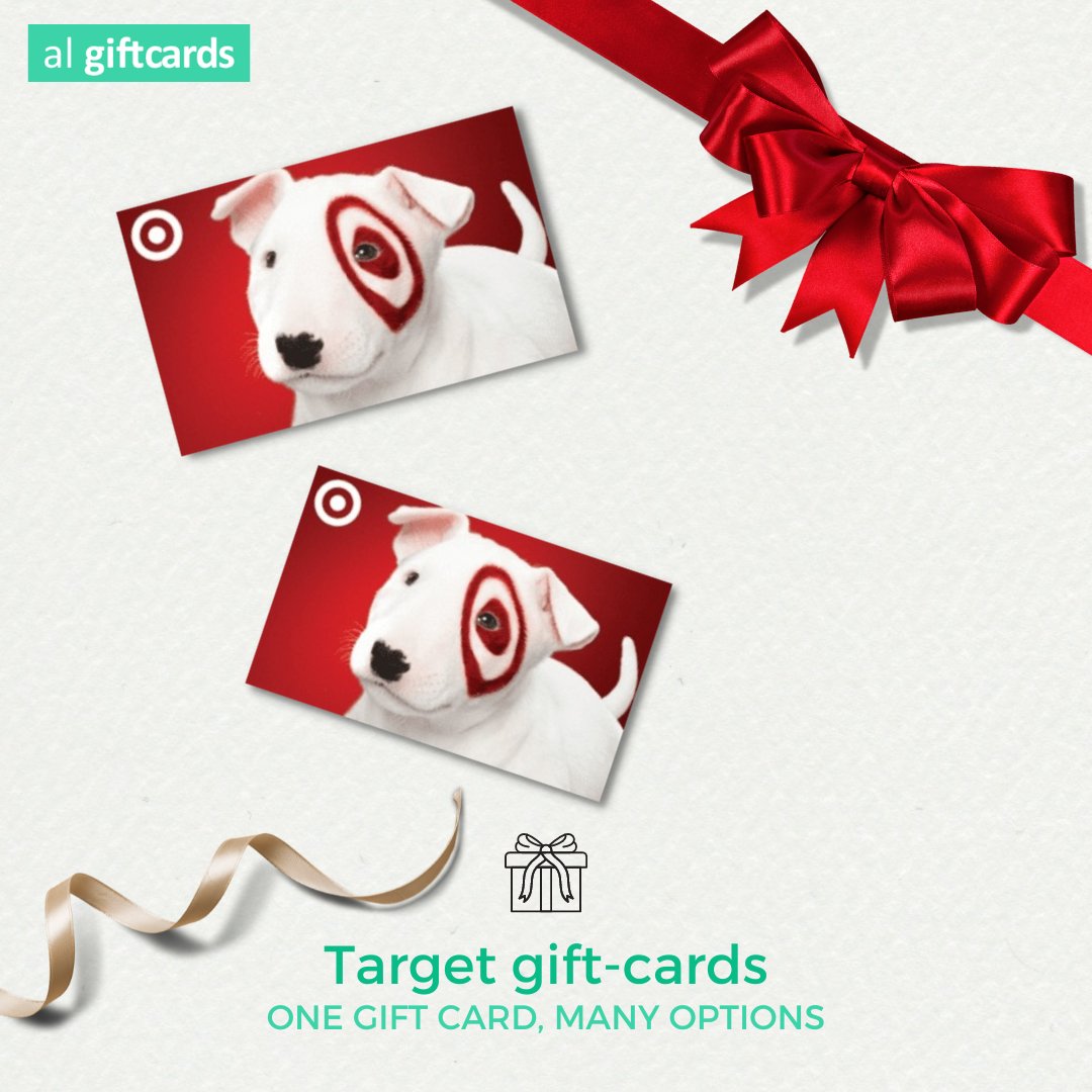 al_giftcards's tweet photo. Target Gift Cards are now available at @al_giftcards.
Gift your loved one a Target gift card and grant them access to everything they want.😍
Tap the link in the bio to explore🔍
#target #targetgiftcard #targetgifts #targetgiftcards  #giftideas #egiftcards #algiftcards #giftcards https://t.co/ew6XXxSx8b