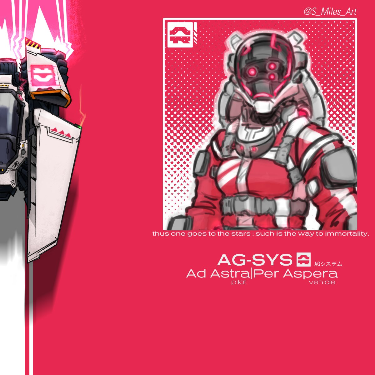 through struggle, seek the stars.
AG-Sys' new pilot, Ad Astra.