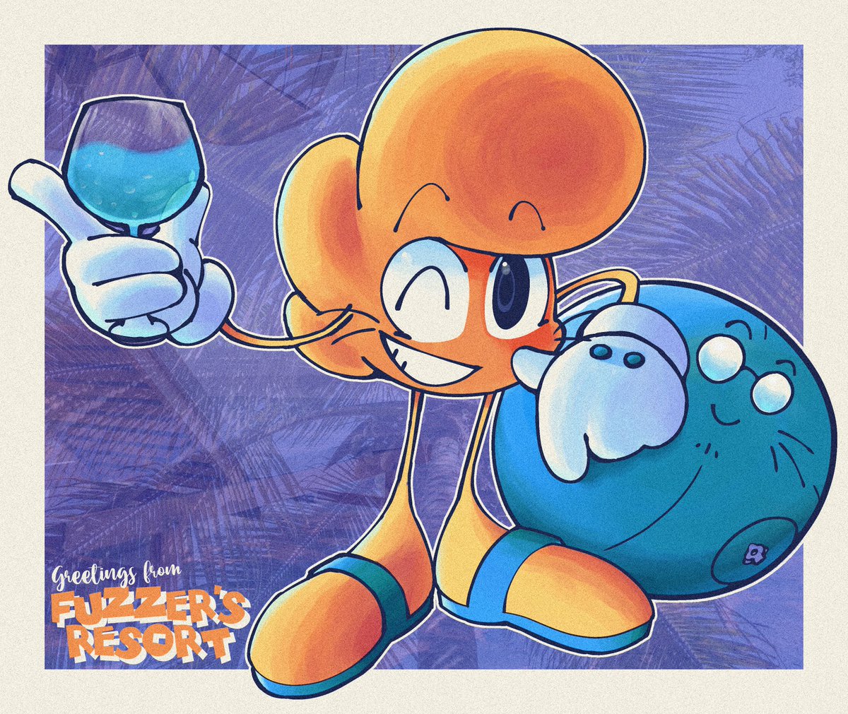 Fuzzsoft's tweet image. (OC) Meet my mascot Fuzzer!