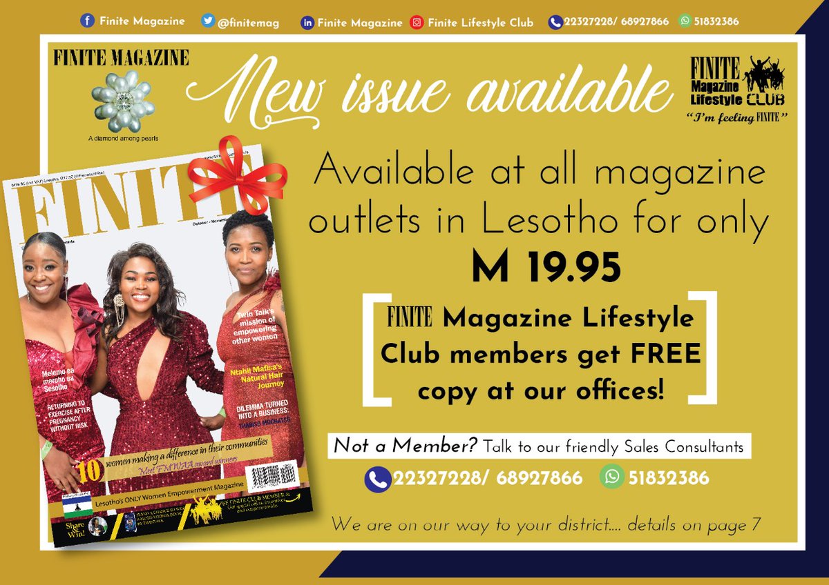 Finite Magazine Lifestyle Club tweet media