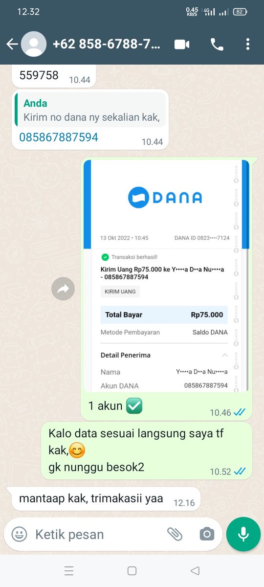 akun_duaa's tweet photo. Transaksi realtime ya kak,😊 https://t.co/zuUOD4EtDw