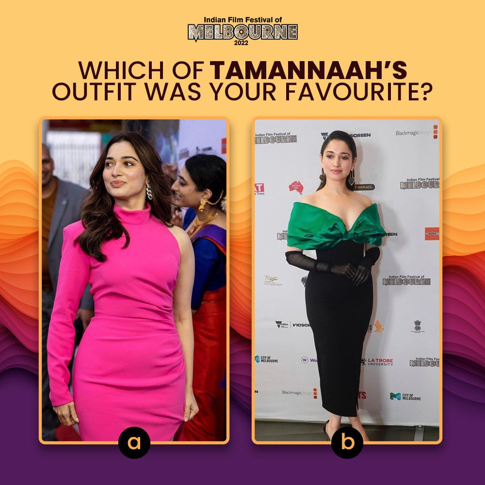 IFFMelb's tweet photo. What did you like better? Comment below and let us know!
@tamannaahspeaks
#whoworewhat #designeroutfit #ootd #designerwear #Tamannaah #IFFM2022 https://t.co/vHYDqywpfo